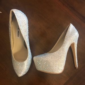Steve Madden rhinestone heels